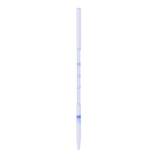 Demeter pipettes, Soda-lime glass, marks at 1.0/2.0/2.1/2.2 ml