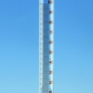 Measuring cylinders, borosilicate glass 3.3, tall form, class B, amber graduation