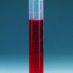 Graduated cylinders, PP, tall form, class B, embossed scale