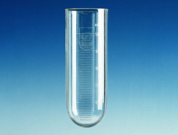 Centrifuge tubes, plastic, round bottom, PC, graduated