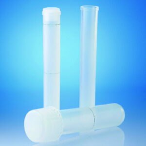 Sample tubes, PFA, with ring mark and screw cap