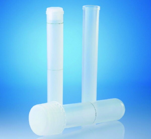 Sample tubes, PFA, without ring mark and closure