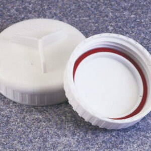 Sealing cap assemblies with silicone seal Nalgene™, PP