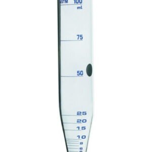 ASTM centrifuge tube, cylindrical, with conical base, borosilicate glass 3.3