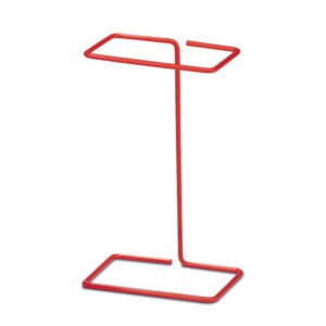 Benchtop holder for biohazard bags