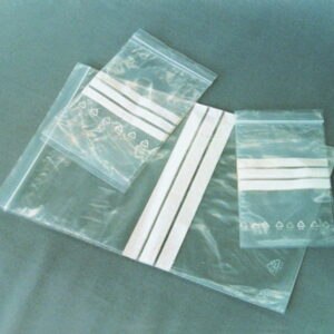 LLG-Pressure-seal bags with write on patch, PE