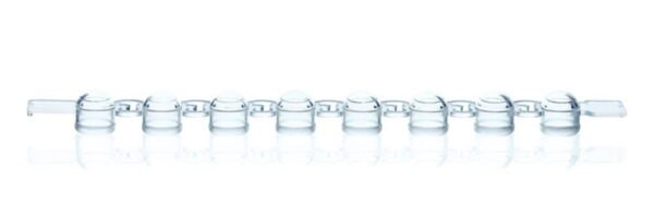 PCR caps, strips of 8, PP
