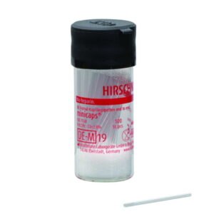 Disposable micro capillary pipettes, DURAN®, minicaps® end-to-end, acc. "Prof. Dr. Delbrück"