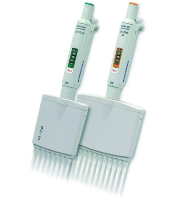 Multichannel microlitre pipettes Acura® <i>manual</i> 855, variable