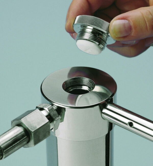 Pressure filter holder, stainless steel