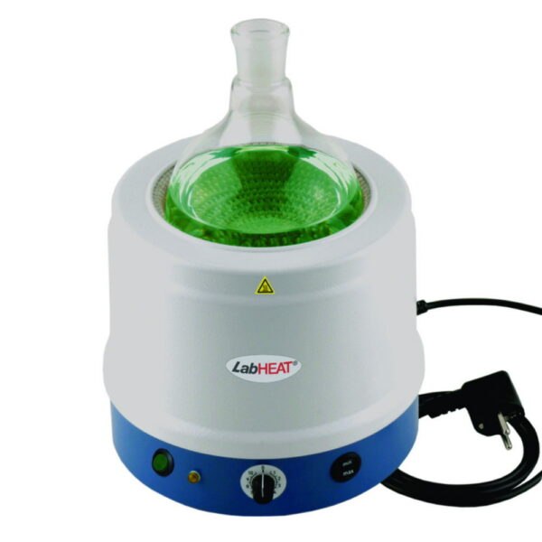 Metal-cased heating mantles series KM-ME, with controller