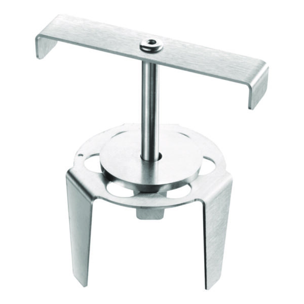 Microtube holder for ultrasonic processing vessels BB 6, stainless steel