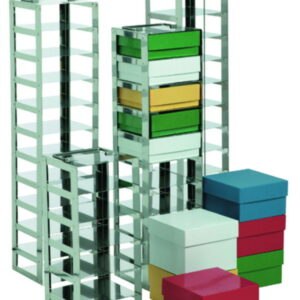 Chest freezer racks, classic, stainless steel, for boxes with 150 mm height