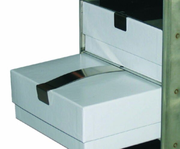Safety spring lock for cryogenic racks