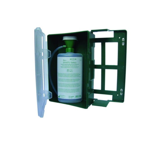 Wall cabinet with structured lid (empty)