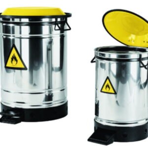 Disposal bin, stainless steel