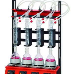 Serial heating unit for reflow distillation