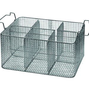 Suspension baskets with subdivisions for Sonorex ultrasonic baths