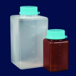 Water sample bottles, PP, with sodium thiosulfate, bulk packed, brown