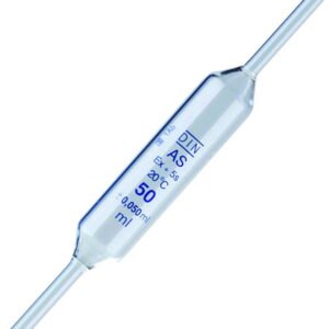 LLG-Volumetric pipettes, soda glass, class AS, 1 mark, blue graduated