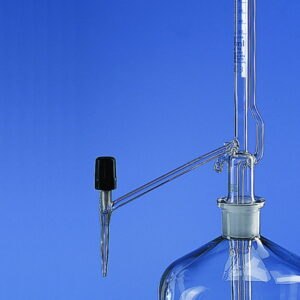 Automatic burettes, Pellet pattern, boro 3.3, class AS, without intermediate stopcock