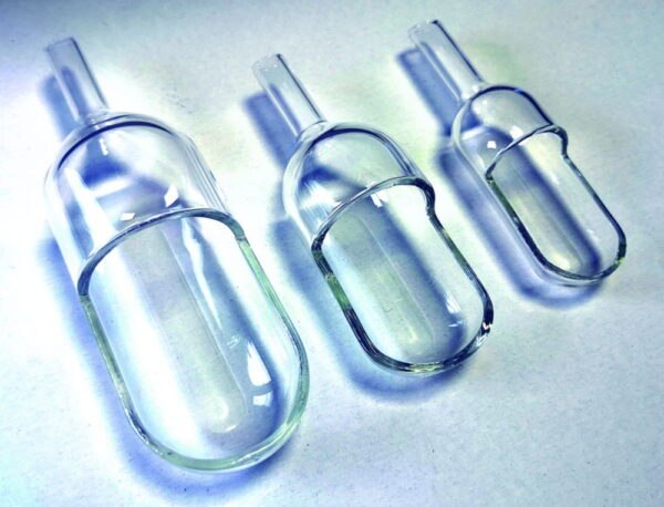 Weighing scoops, glass