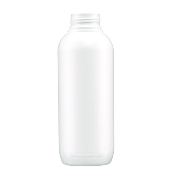 Round Bottles without closure, series 321 "VarioPack Dual" with PA barrier layer, white