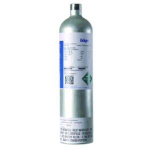 Test gas in disposable bottles