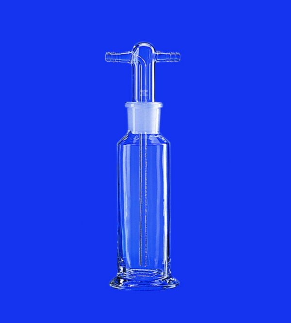Gas washing bottles acc. to Drechsel, without Filter, with thread connections