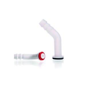 Plastic hose connection, bent, PP