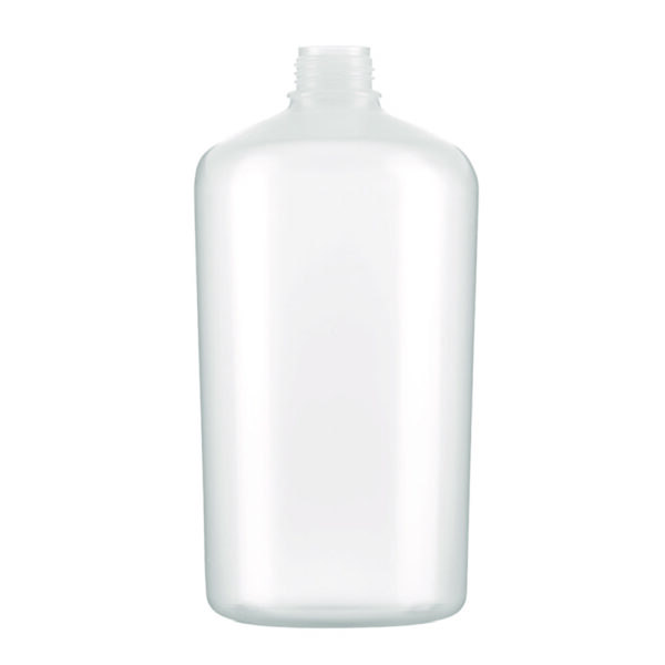 Round square-shouldered bottles without closure series 302, HDPE