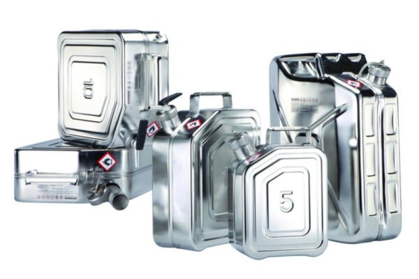 Safety canisters for solvents, with self-closing, metering device 1 ½"