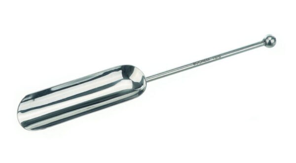 Weighing scoops, 18/10 steel
