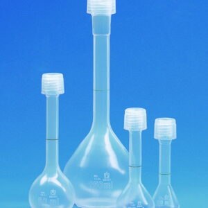 Volumetric flasks, PFA, class A, with screw cap