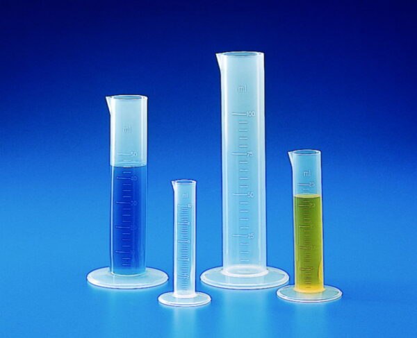 Measuring Cylinders, PP, Short Form, Moulded Graduations