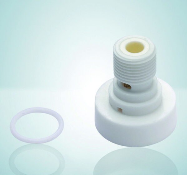 Recirculation valves for bottle-top dispensers and digital burettes