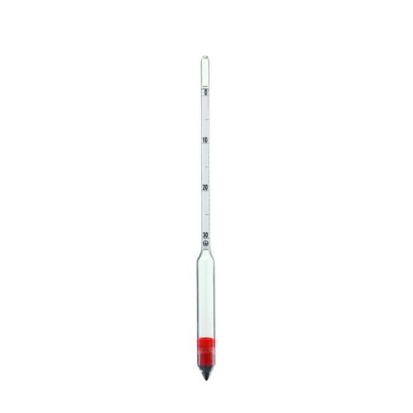 Precision hydrometer according to Baumé