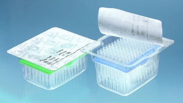Robotic tips, PP, racked in TipRack, BIO-CERT®