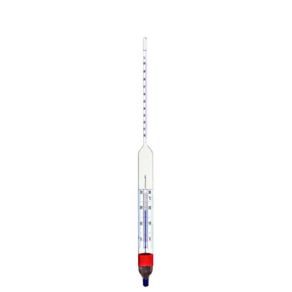 Alcoholmeters with thermometer