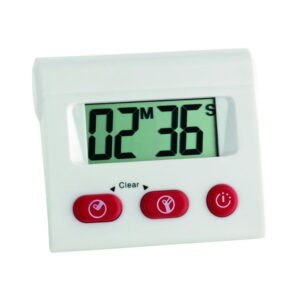Digital countdown timer and stopwatch