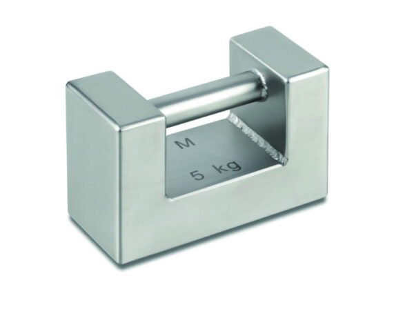 Rectangular calibration weights, class M1