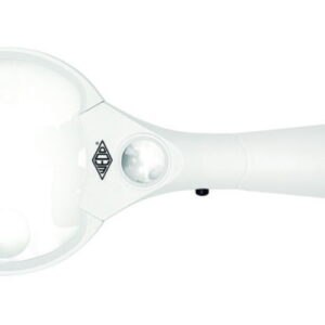 Handheld magnifier with illumination, LED