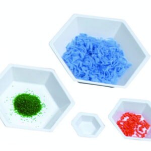 LLG-Hexagonal weighing boats, PS, antistatic