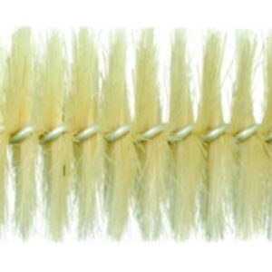 Measuring cylinder brushes with wool tip