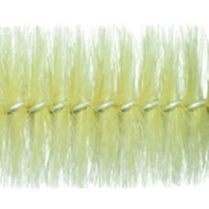 Bottle brushes with head bundle, bristles bleached