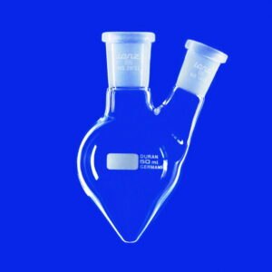 Pear-shaped flasks with two-necks, DURAN®