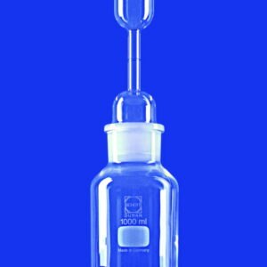Pycnometer heads with wide-neck bottle