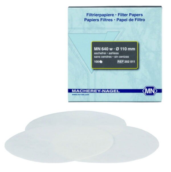 Quantitative filter paper, type MN 640 w, circles