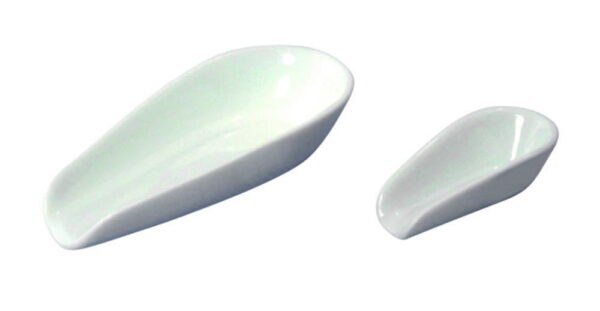 LLG-Weighing scoops, porcelain
