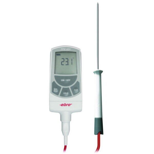 Laboratory thermometer set TFX 420, with temperature probe TPX 400-150